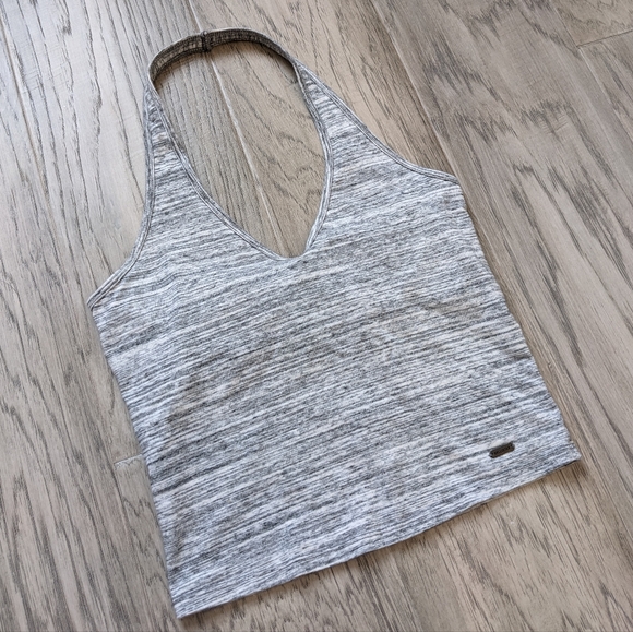 Hollister Heathered Grey Halter Top - Picture 4 of 6